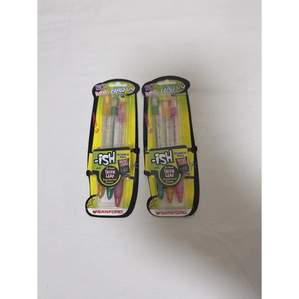 Sanford -ish Vintage Colored Lead Mechanical Pencils 0.7mm 2 Packs NOS Y2K